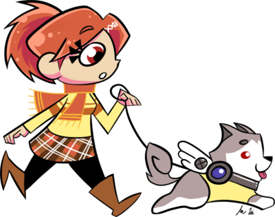 Persona 3 Portable FemC Koromaru 2'' Sticker