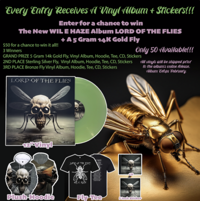 Lord Of The Flies - Vinyl Album + 14k Gold Fly Entry