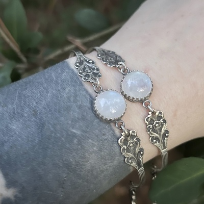 Antique spoon bracelets 