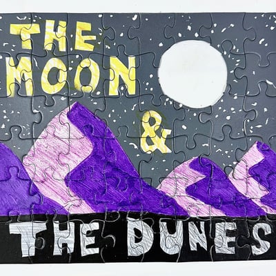 "the moon & the dunes"- 47 pieces - puzzle tout nouveau