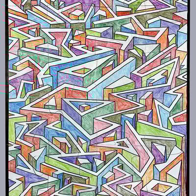 "big maze"- 24 pieces - puzzle tout nouveau