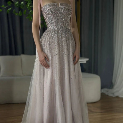 Sequined formal dress, prom gowns,prom dresses z55