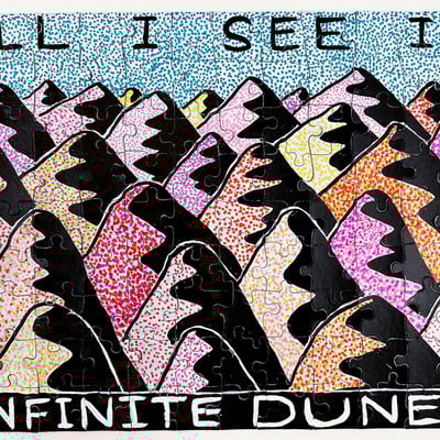 "infinite dunes"- 108 pieces - puzzle tout nouveau
