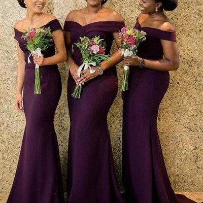 Purple bridesmaid dress prom dresses evening gown, pd230311