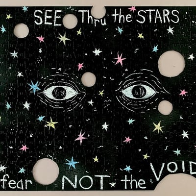 "see thru the stars"- 500 pieces - puzzle tout nouveau