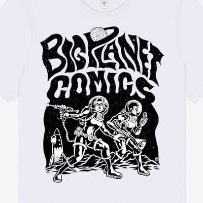 Big planet comics tshirt - white