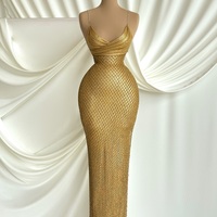 Gold Mermaid Formal Dress, Prom Gowns,Prom Dresses Z58 - Thumbnail 1