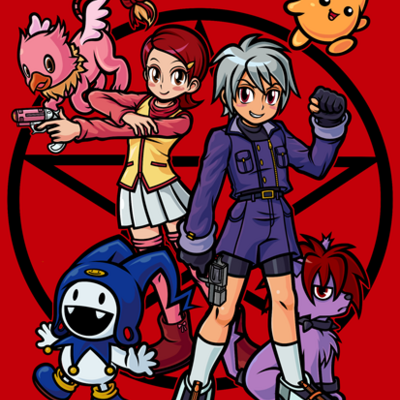 Devil children print