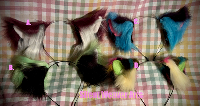 Anthro Ears -Ready to Ship-