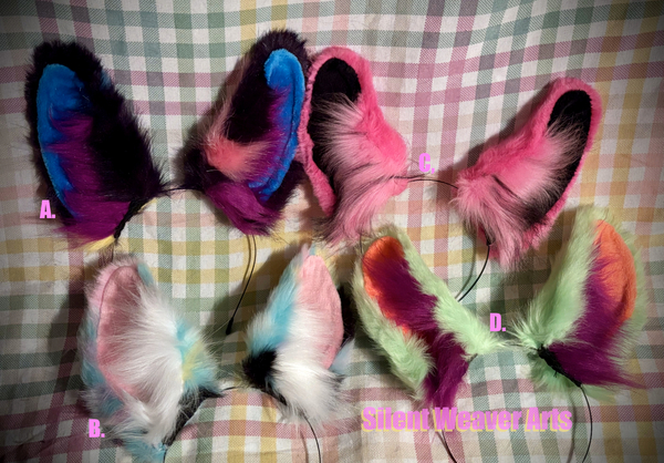 Fluffy Bunny Ears -Ready to Ship-