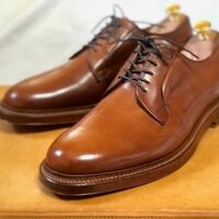 Handmade Decent Choice Brown Derby Formal Lace Up Shoes For Men's - Thumbnail 1