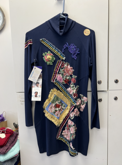 Upcycled Turtleneck Dress