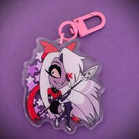 Hazbin Hotel Chibi Stars Acrylic Keychains - Set 1 - Thumbnail 4