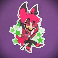 Hazbin Hotel Chibi Stars Vinyl Stickers - Set 1 - Thumbnail 1