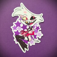 Hazbin Hotel Chibi Stars Vinyl Stickers - Set 1 - Thumbnail 2
