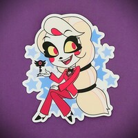 Hazbin Hotel Chibi Stars Vinyl Stickers - Set 1 - Thumbnail 3