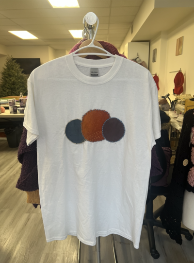 Embroidered Patchwork T-Shirt