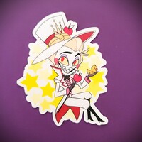 Hazbin Hotel Chibi Stars Vinyl Stickers - Set 2 - Thumbnail 2