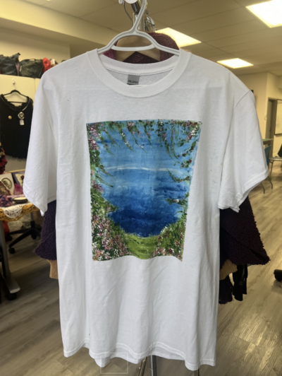 Hand-painted Graphic T-Shirt