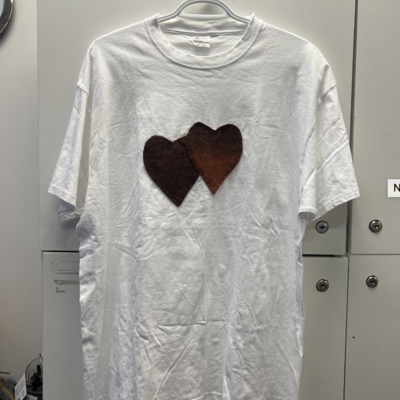 Embroidered patchwork t-shirt