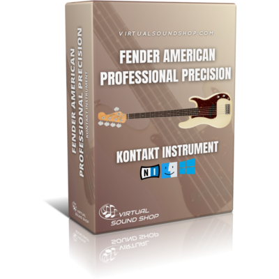Fender american professional precision kontakt library - virtual instrument nki vst software