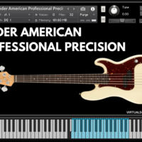 Fender American Professional Precision Kontakt Library - Virtual Instrument NKI VST Software - Thumbnail 1