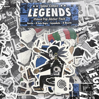 Latino Comics Legends Azteca Pop Sticker Pack - Thumbnail 2