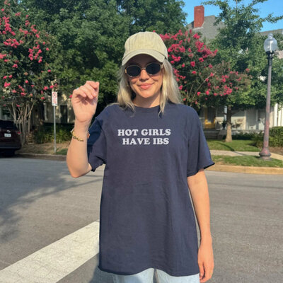 Hot girl have ibs t shirt black