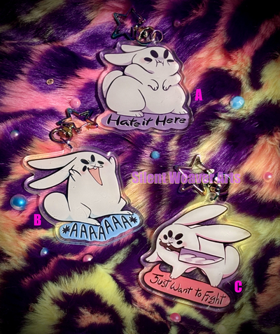 Angry Bunny -MOODs- Artist Mascot