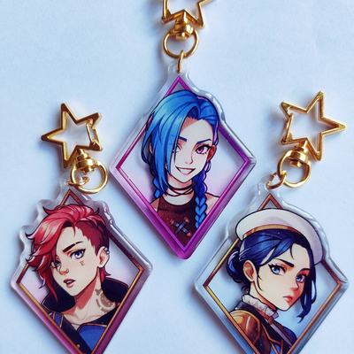 Arcane 2 acrylic keychains