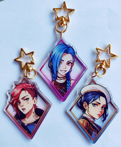 Arcane 2 acrylic keychains