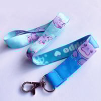 Cute hippo lanyard - Thumbnail 1