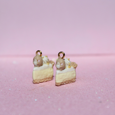Molang banana pie earrings