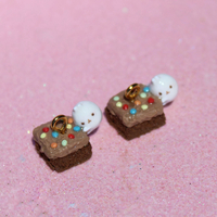 Molang brownie earrings - Thumbnail 1