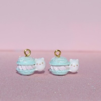 Shiro Kuma macaron earrings - Thumbnail 1