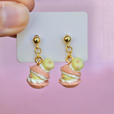 Chicks macaron earrings