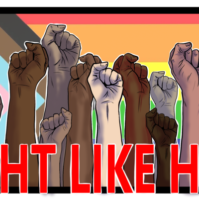 Fight like hell stickers