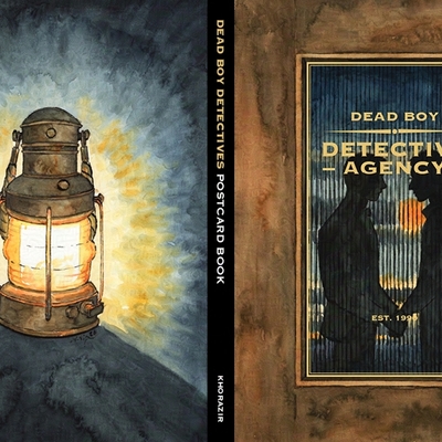 Dead boy detectives postcard book
