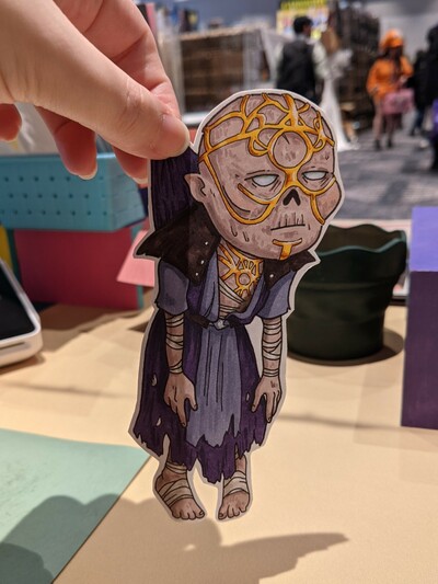 Original withers paper child