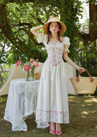 LACEMADE Rose Garden Corset Dress