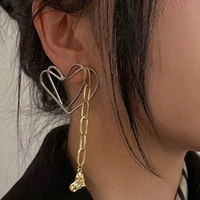 Heart Shaped Earrings  - Thumbnail 1