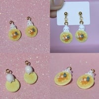 Molang pancake charm/earrings - Thumbnail 1