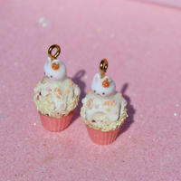 Bunny mandarin muffin charm/earrings - Thumbnail 3