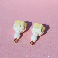 Bunny confetti cake charm/earrings - Thumbnail 4