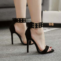 Elevate Your Style with Effortless Chic Sleek High-Heeled Sandals - Thumbnail 2