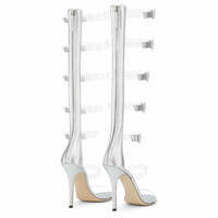 Roman-Inspired Strappy Stiletto Sandals - Thumbnail 2