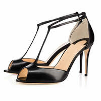 Elegant Roman T-Strap Sandals - Thumbnail 3