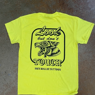 Dog  t-shirt high-vis green