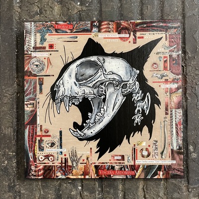 "The Warmonger" 8" Print on Wood