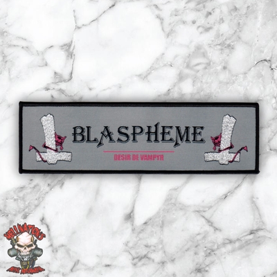 BLASPHÈME Stripe Woven Patches